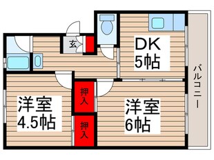 ビレッジハウス台宿４号棟の物件間取画像